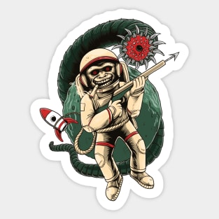 Space Ape Hunter Sticker